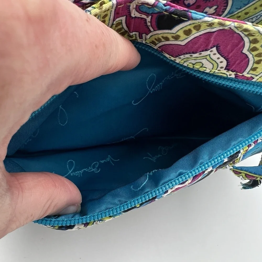 Vintage Y2K Vera Bradley Zoe Silk Paisley Limited Edition Shoulder Bag Purse